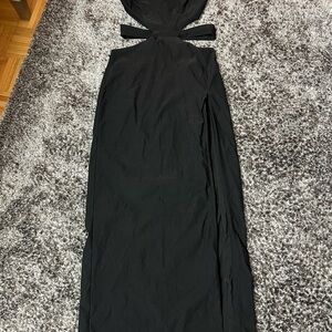 REVOLVE Black Backless Dress